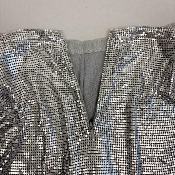 Lovers and Friends Sascha Maxi Skirt in Silver Size XL - Picture 9 of 13